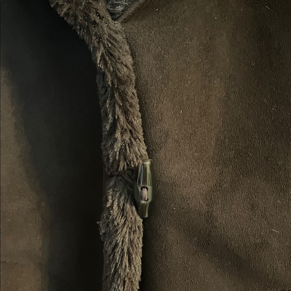 Jones New York Women's Brown Faux Fur Lined Coat - Picture 3 of 10